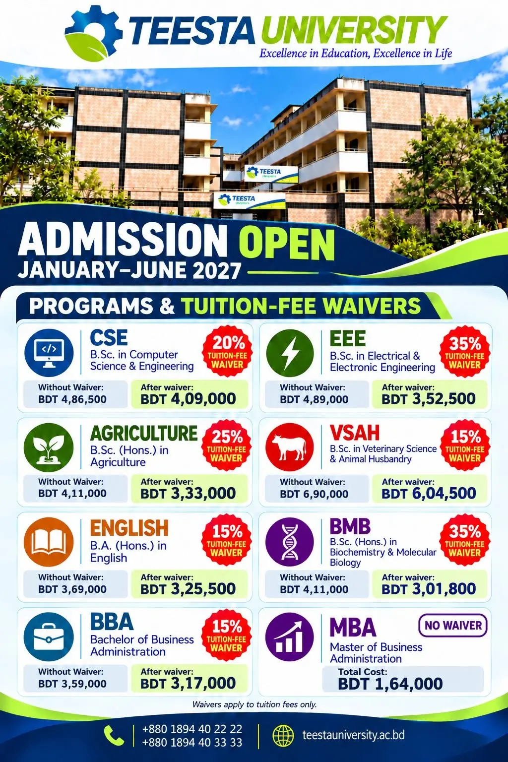 Admission Leaflet