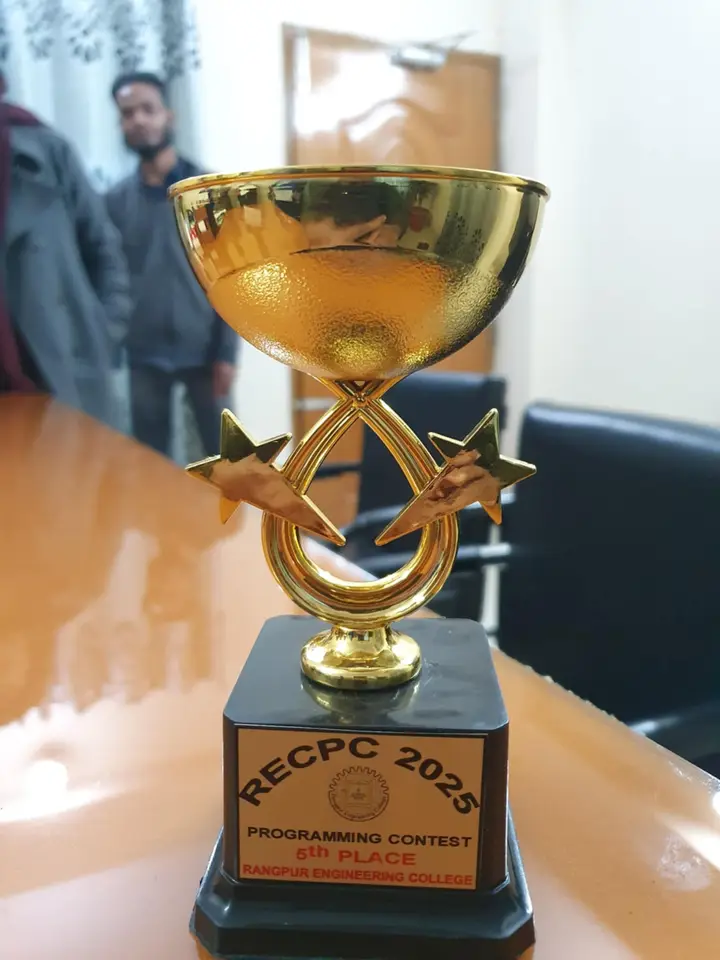 Teesta University participated in the programming competition organized by Rangpur Engineering College and secured 5th place