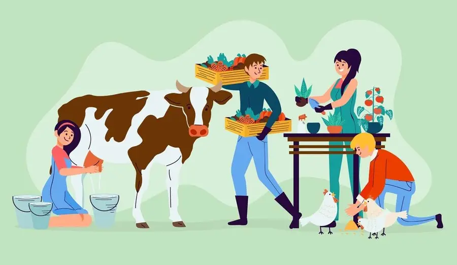 farm-people-working-together-illustrated_52683-22178