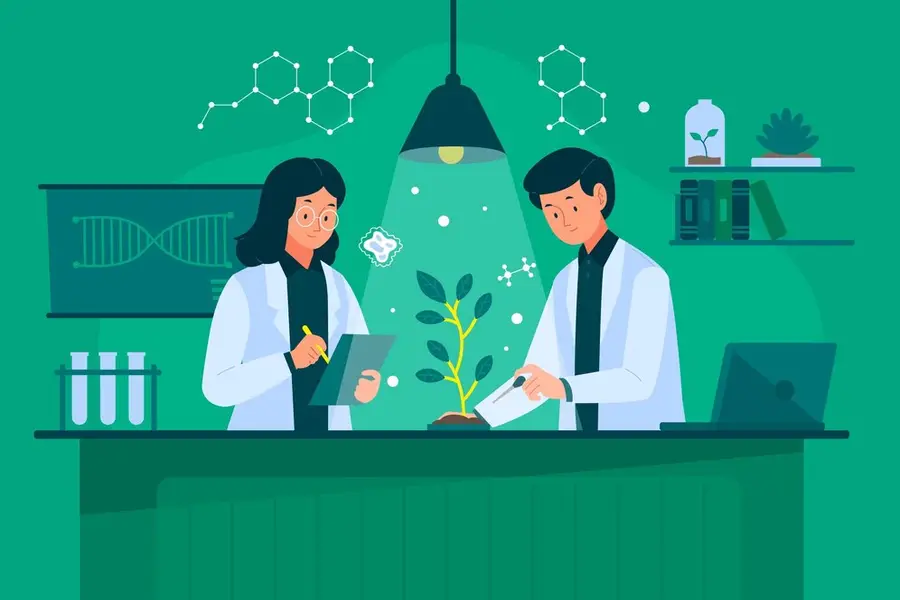 flat-biotechnology-illustration_23-2148889379